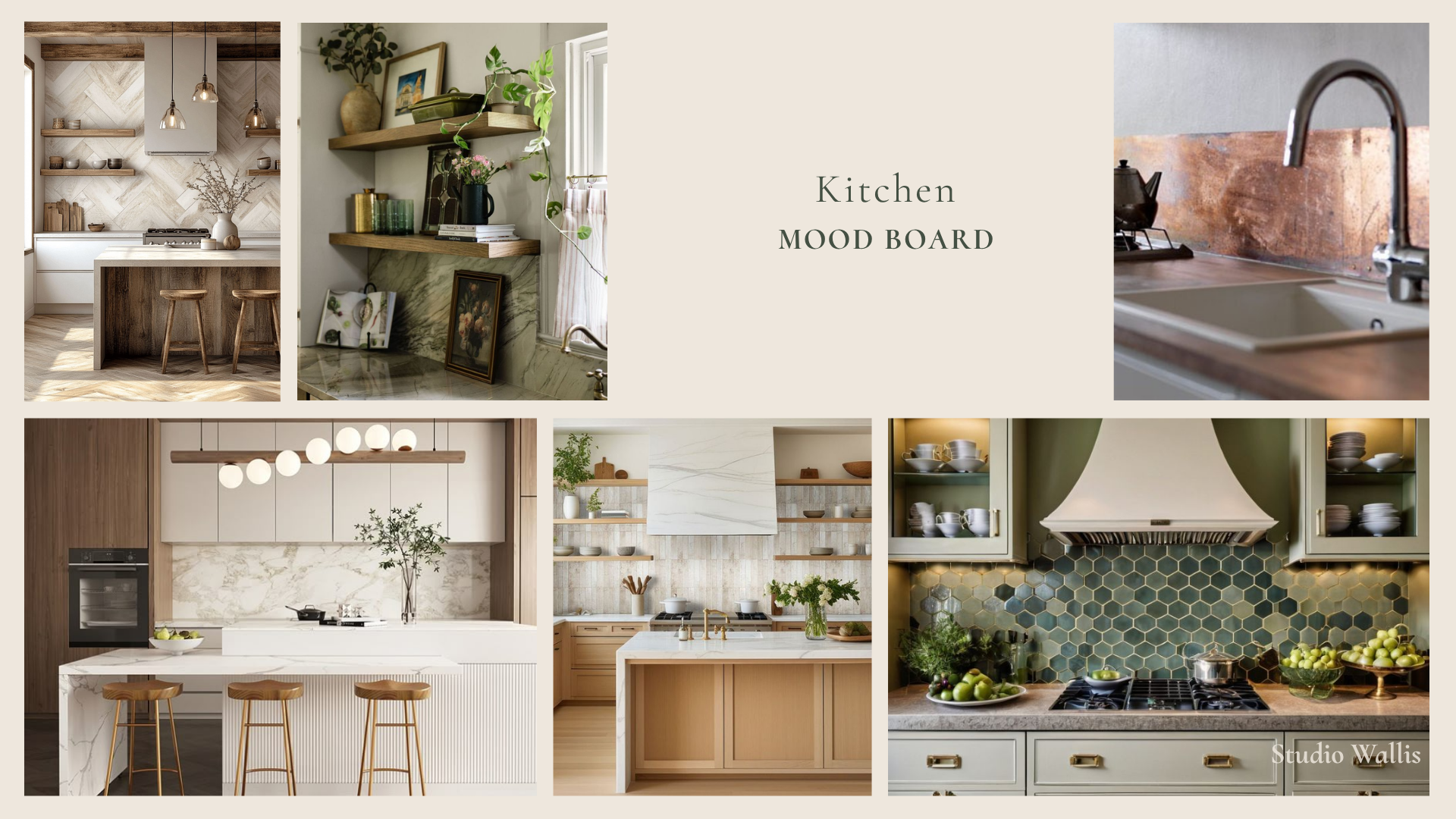 Zaandam: Warm & Grounded | Kitchen Mood Board