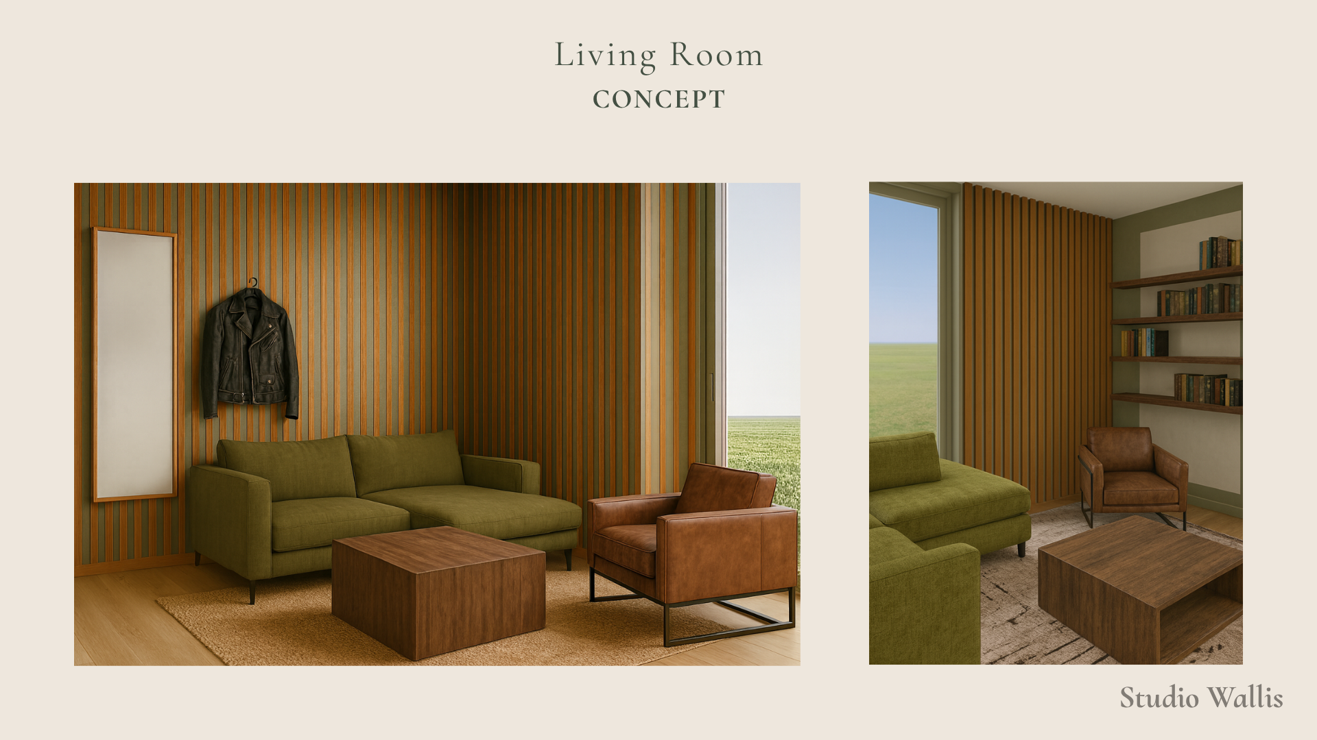 Zaandam: Warm & Grounded | Living Room Concept