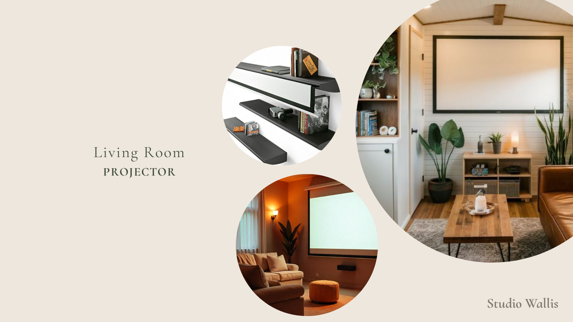 Zaandam: Warm & Grounded | Living Room Projector