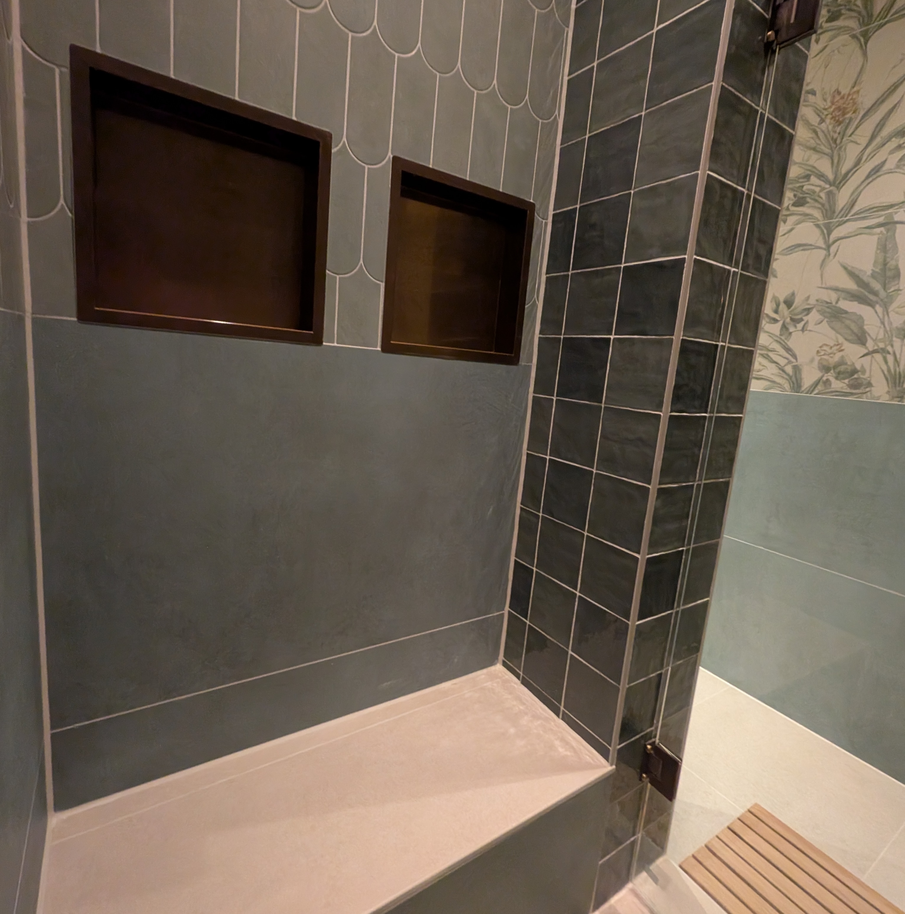 Enchanted Bathroom: mermaid tiles