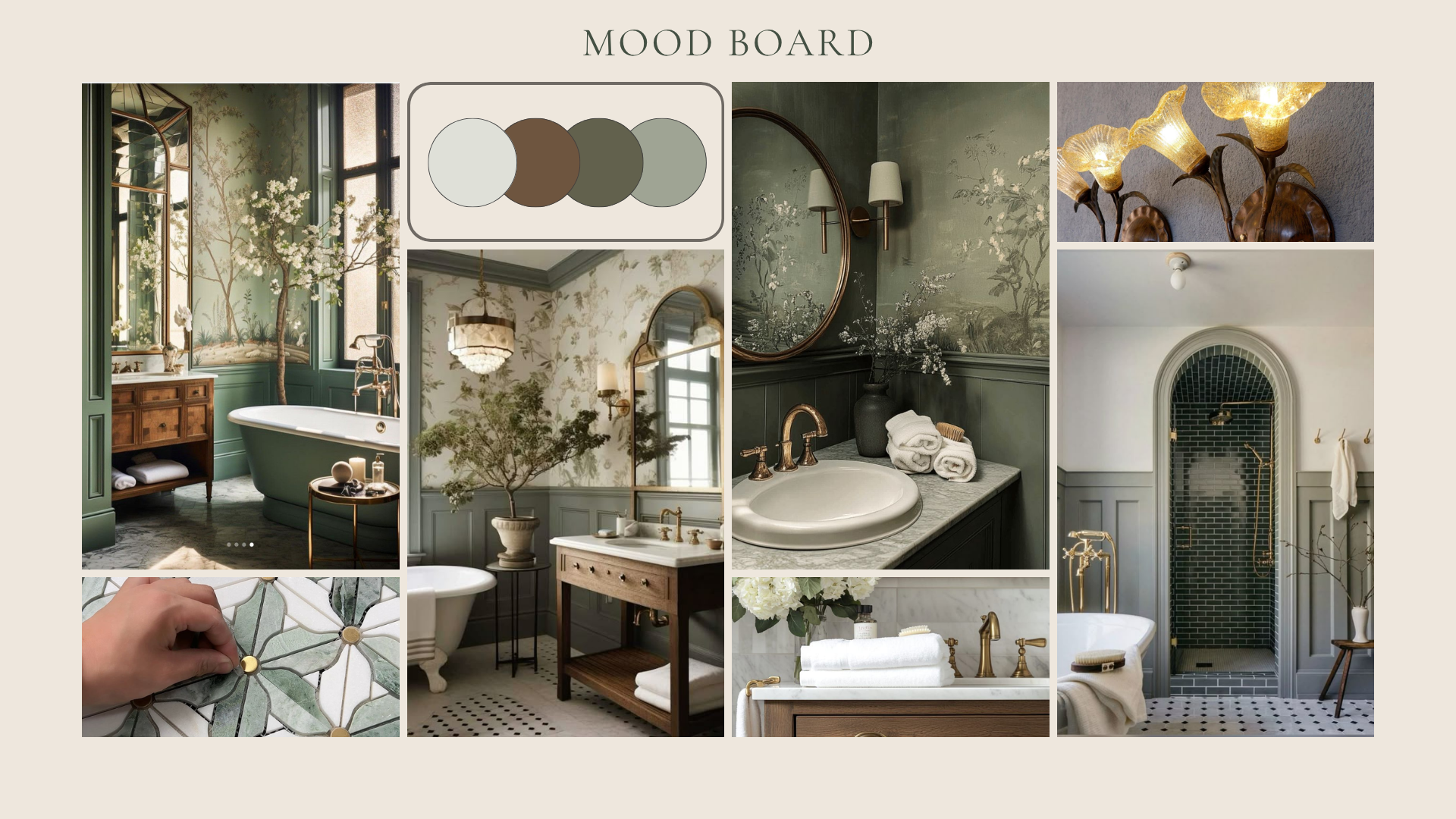 Enchanted Bathroom: Presentation: Mood Board