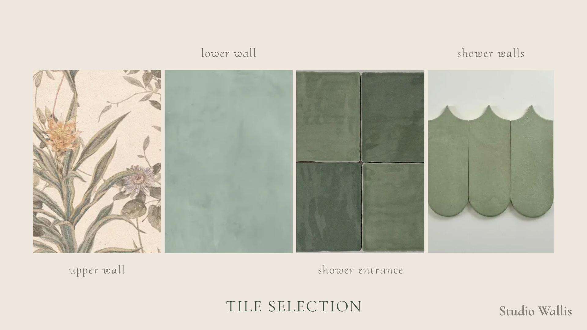 Enchanted Bathroom: Presentation: Tile Selection