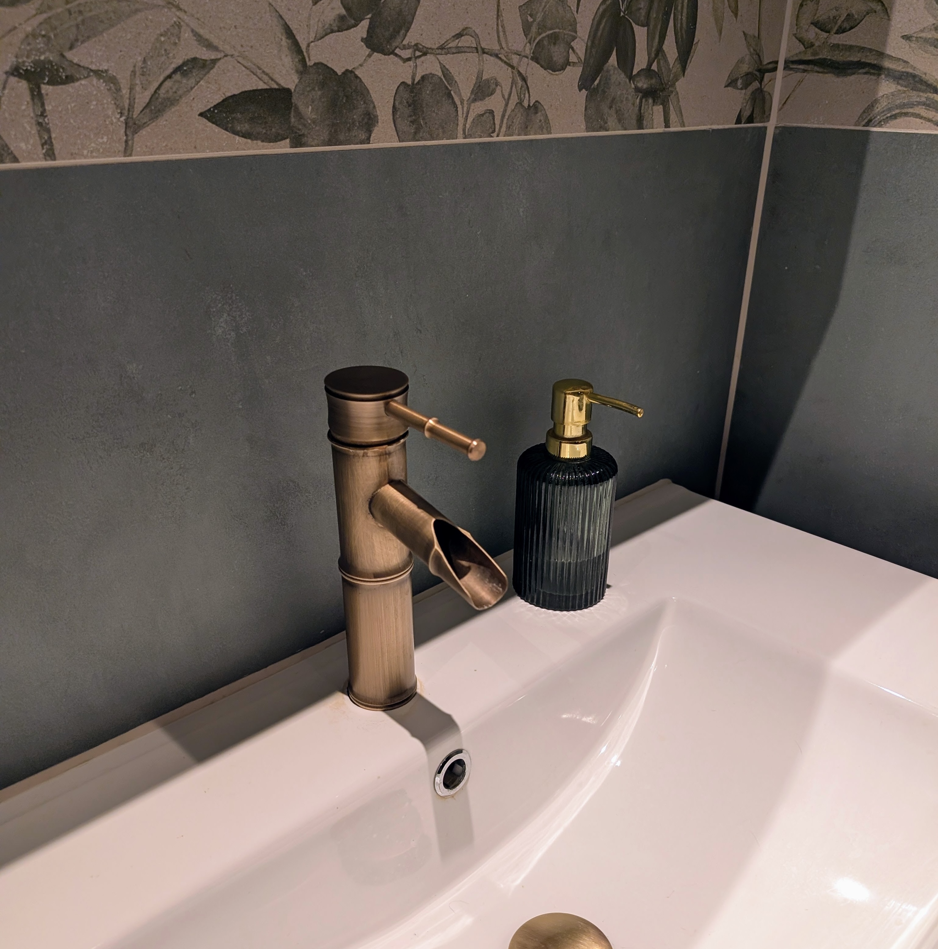 Enchanted Bathroom: bamboo faucet